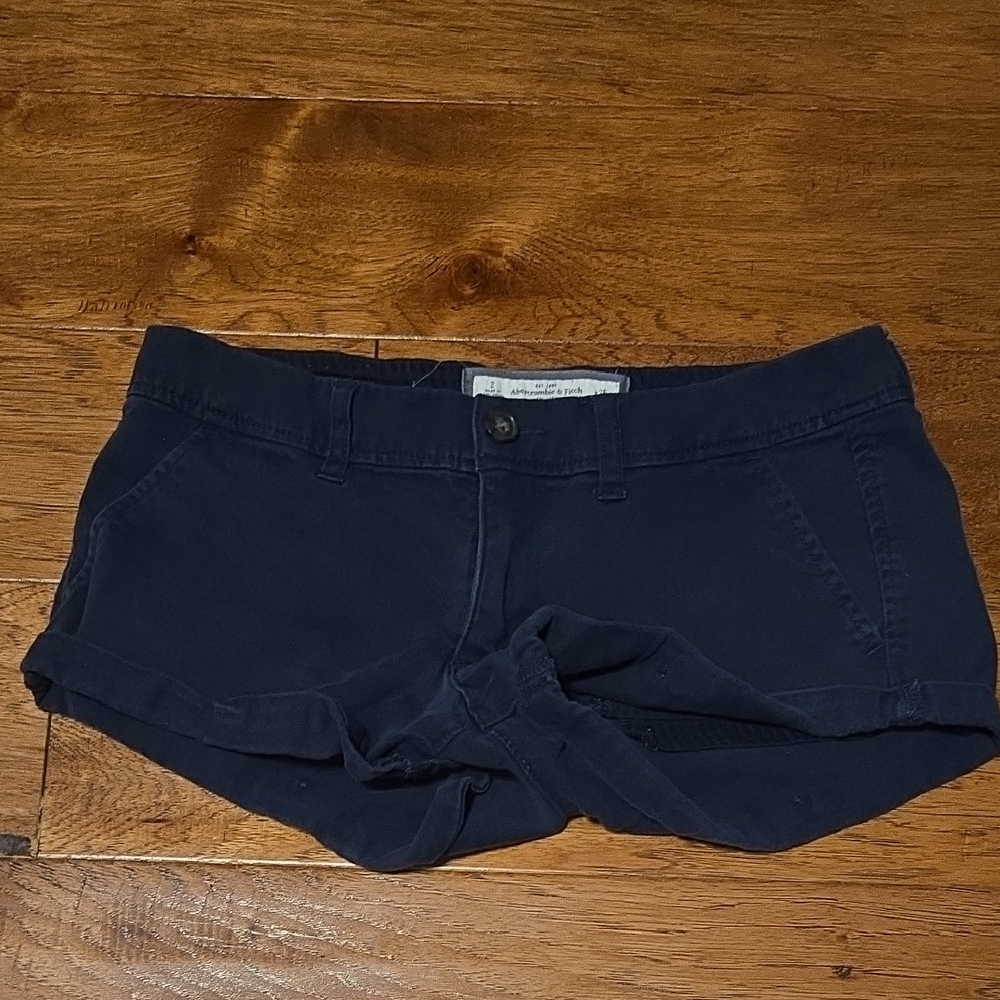 Abercrombie & Fitch Blue Bermudas Casual Shorts